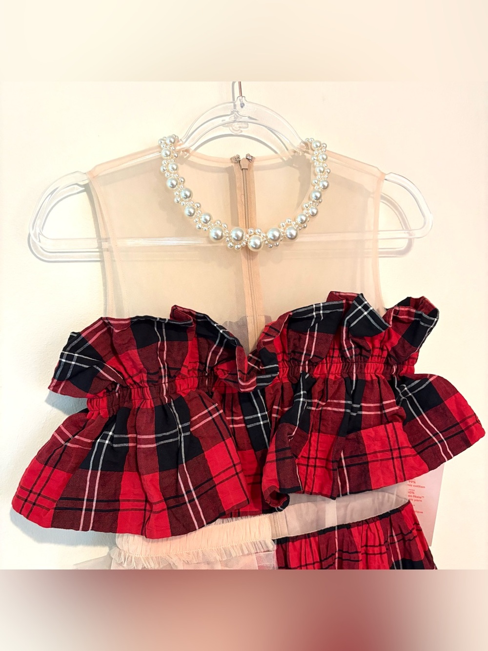 New Simone Rocha x H&M tartan plaid and tulle dress - Picture 5 of 10